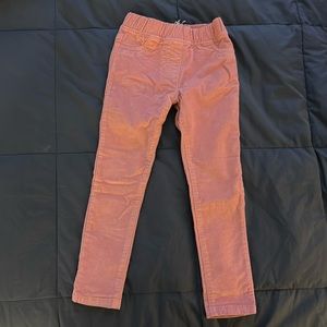 Boden girls pink corduroy leggings